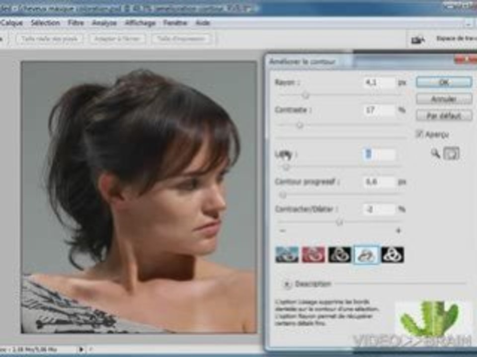 Adobe Photoshop CS3 : Améliorer le contour