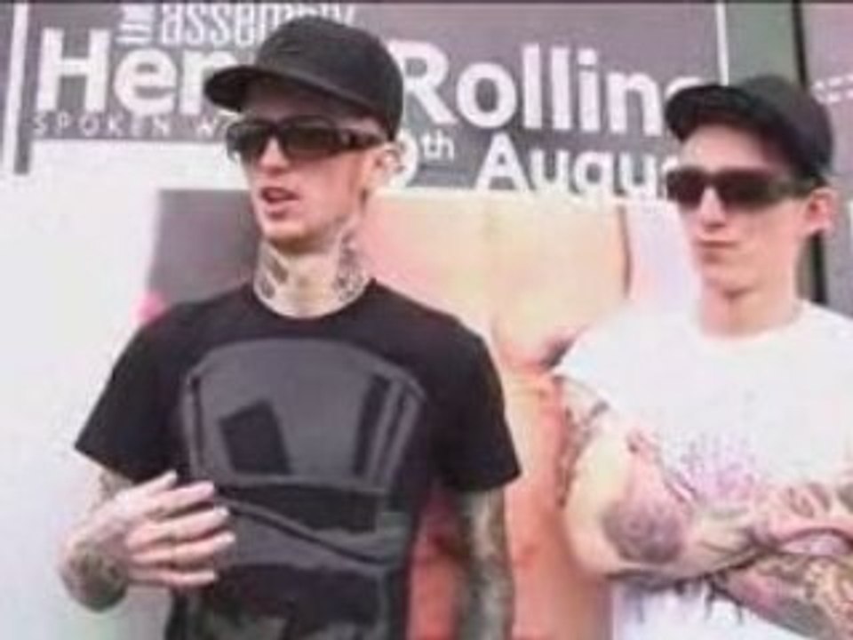 Gallows Backstage At Reading Festival