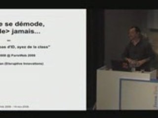 Daniel Glazman - La mode se démode, le style, jamais