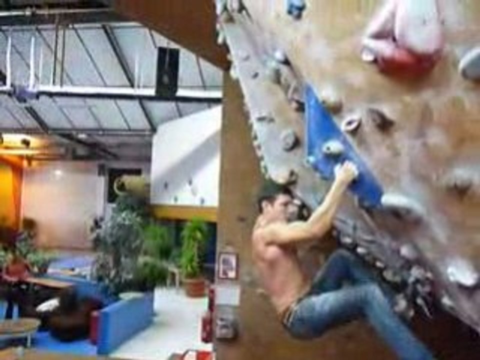 ESCALADE 10/10/08, Guillaume, Bleue, secteur 1