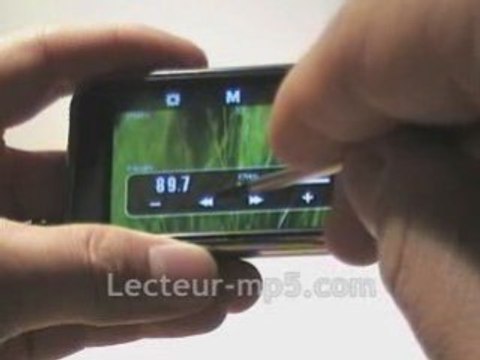 Lecteur MP5 : Fonction Tuner radio Ecran Tactile