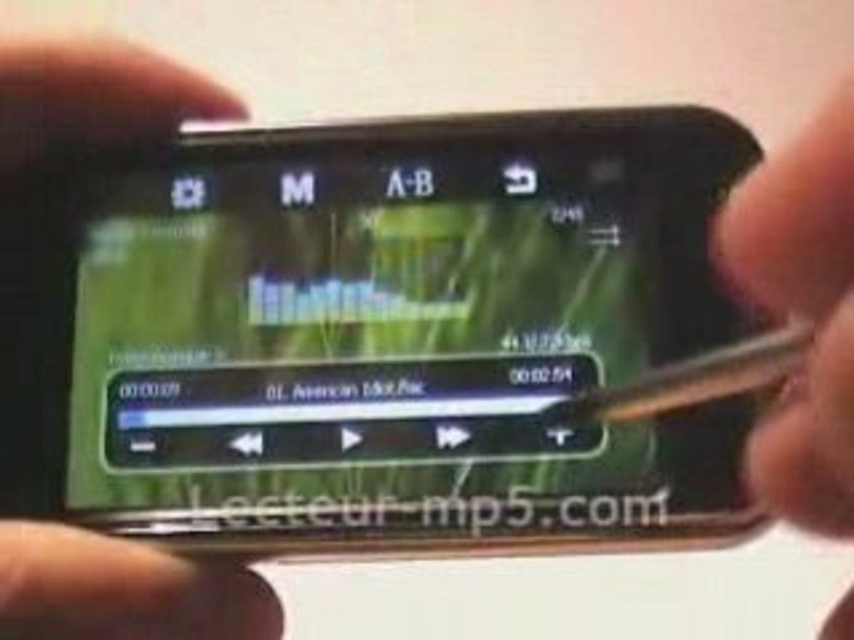 Lecteur MP5 : Fonction lecteur MP3 Ecran Tactile