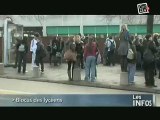 Caen : Blocus des lycées , Loi Darcos échaudée
