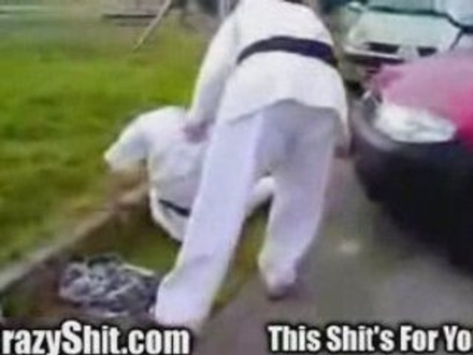 Guy lets car run him over on purpose