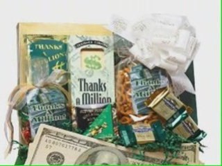 Thanks a Million Gift Basket a Cool and Unusual Gift Idea