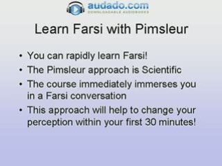 Learn Farsi with Pimsleur