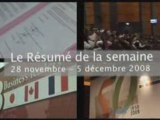 Résumé de la semaine du 28 novembre au 5 décembre 2008