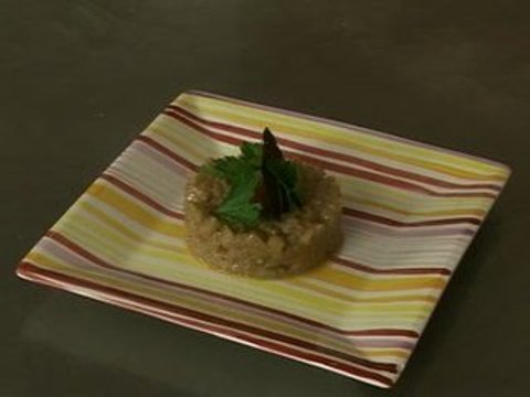 Purée de topinambours à l'échalote