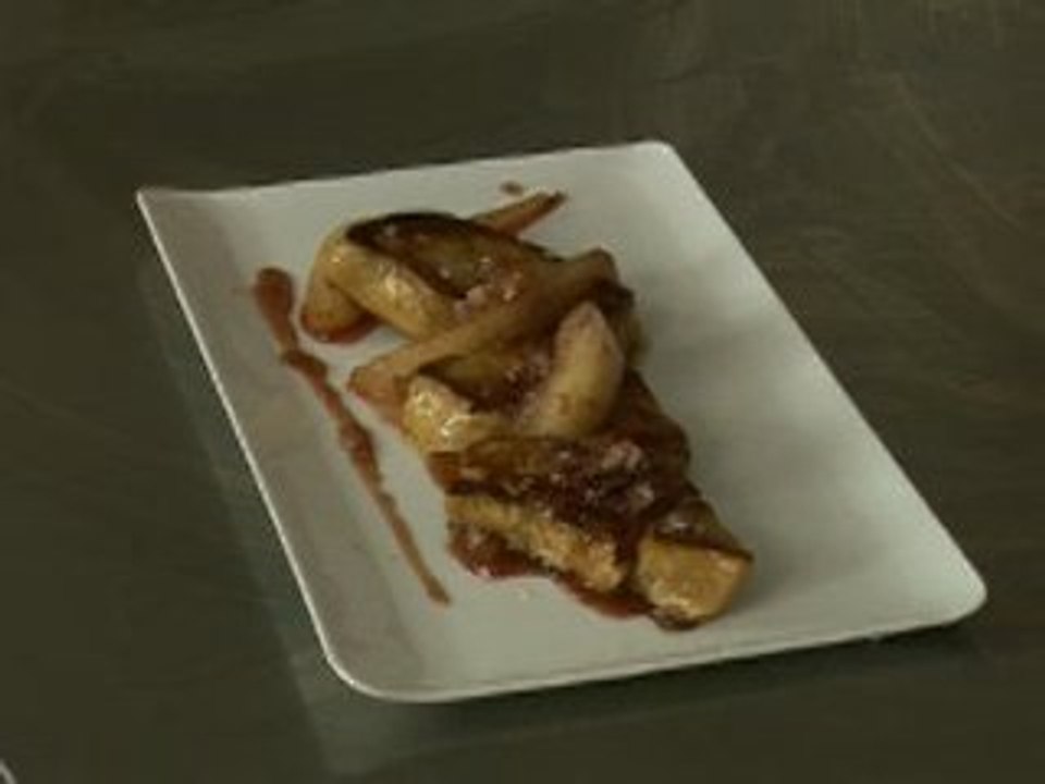 Foie gras poêlé aux poires
