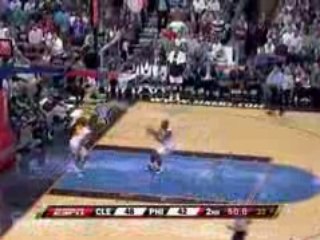Andre Iguodala with a pretty pass to Elton Brand