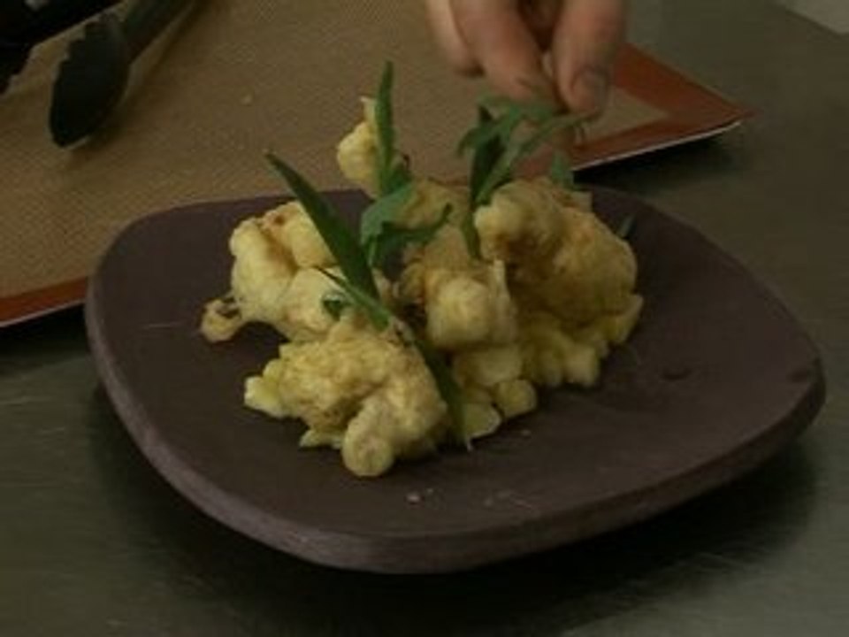 Tempura de volaille au curry