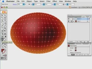 Adobe Illustrator - Tutoriel de Filet de dégradé