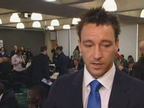 John Terry gives his support to an anti-knife crime campaign