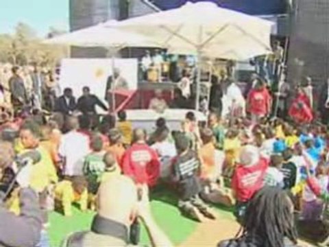 Nelson MANDELA au lycée français de Johannesburg