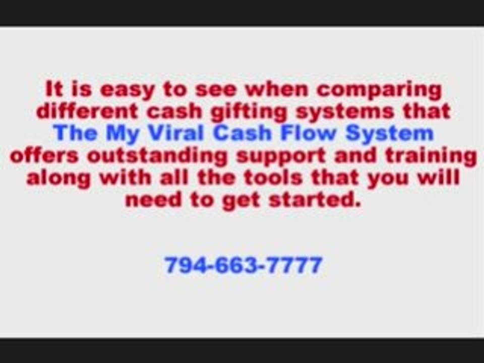 The My Viral Cash Flow System|Gifting