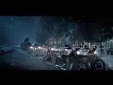 Harley Davidson pere noel biker