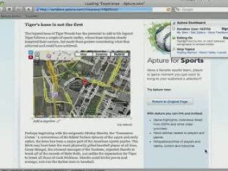 Apture Embed Maps Demo