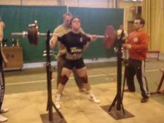 Cédric squat 3eme essai 200kg