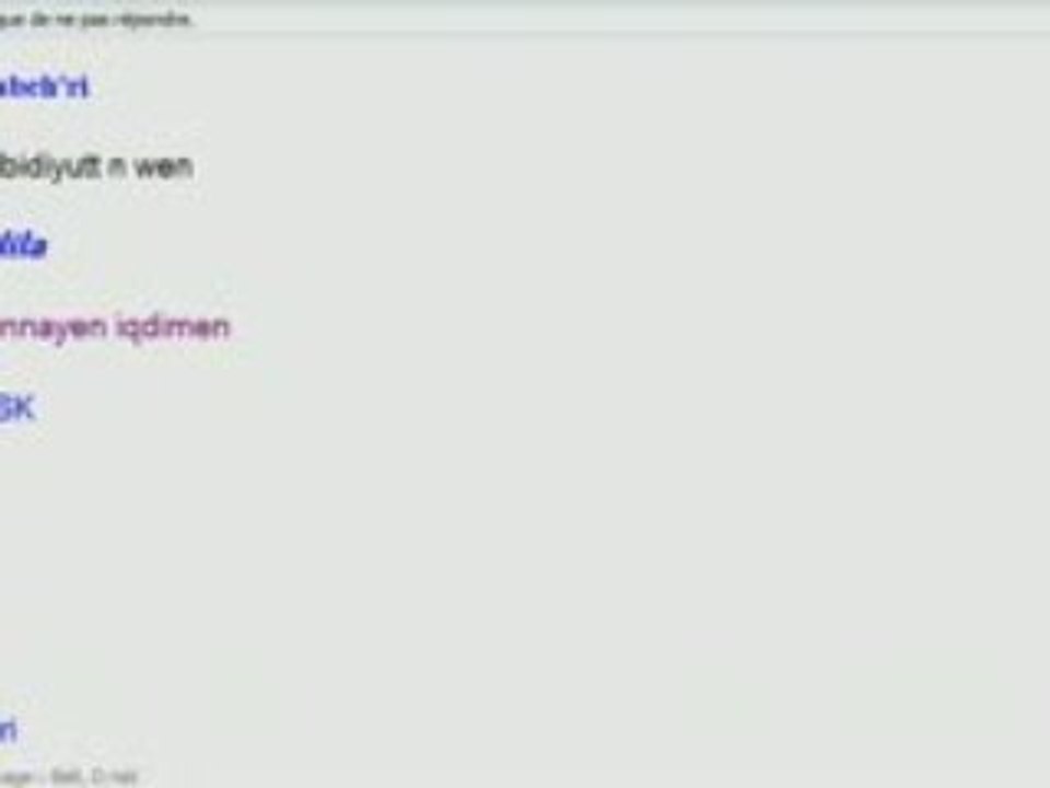 Discussion en kabyle entre kabyles sur msn