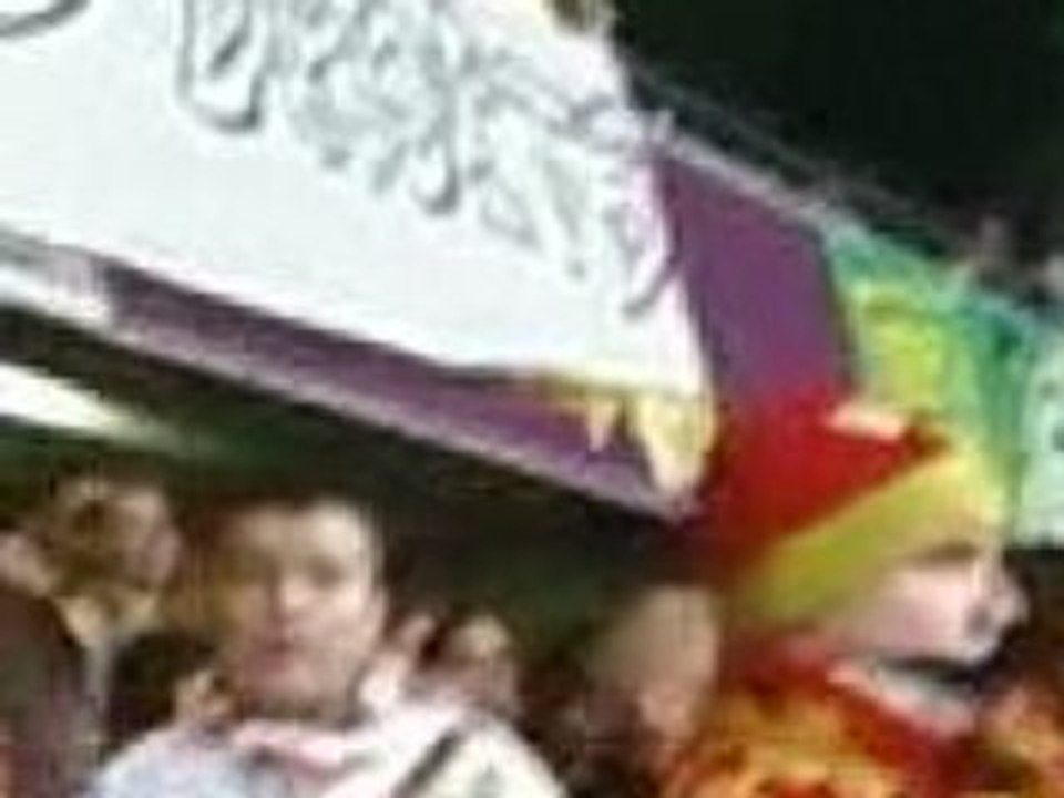 lens Montpellier  avant match grève des chants