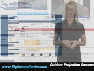 Outdoor Projection Screens
