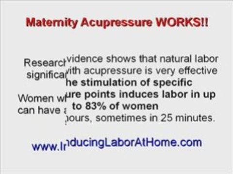 Natural ways to induce labor at home using acupressure point