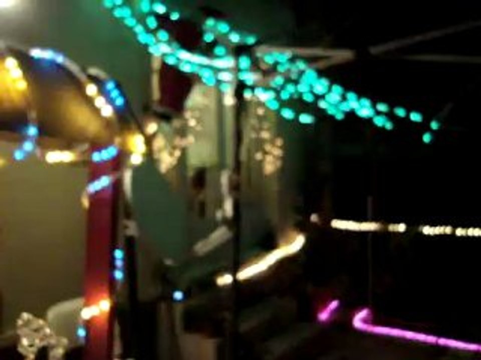 decoration du jardin noel 2008