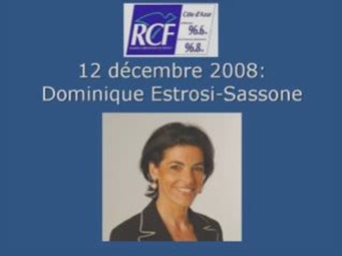 Forum RCF CA : Dominique Estrosi-Sassone 2/3