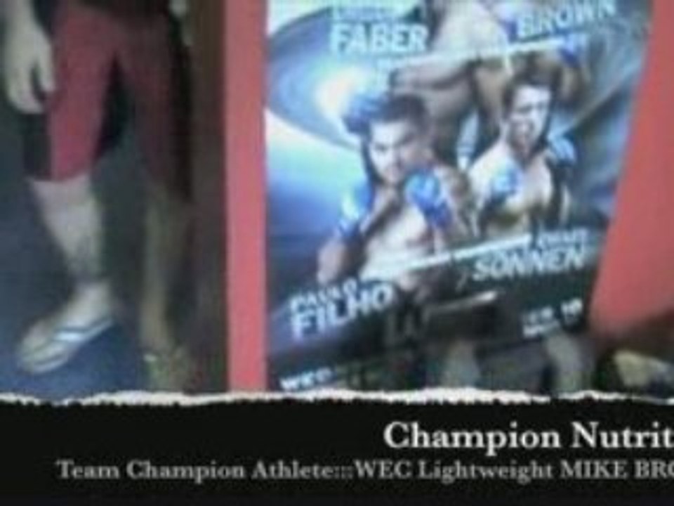 Mike Brown UFC fighter training