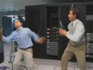 IT Guy Sets Fire to Million Dollar Computer