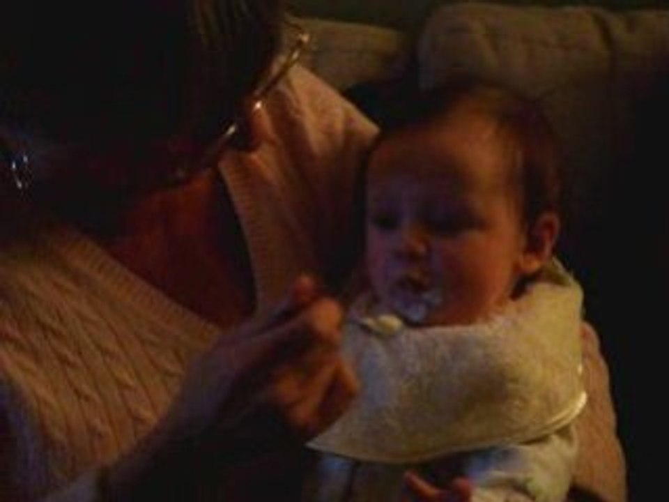 Hannah eating