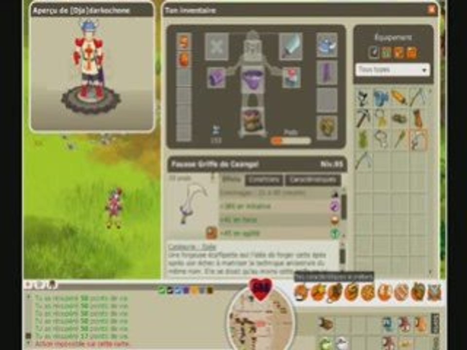 dofus iop 11x djaul  iop terre sur la beta 1.26