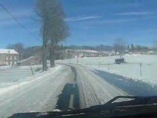 Vidéo sur la route D500 entre Les Hostes et Madelonnet haut