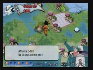 Dbz infinite world: mini-jeux 2