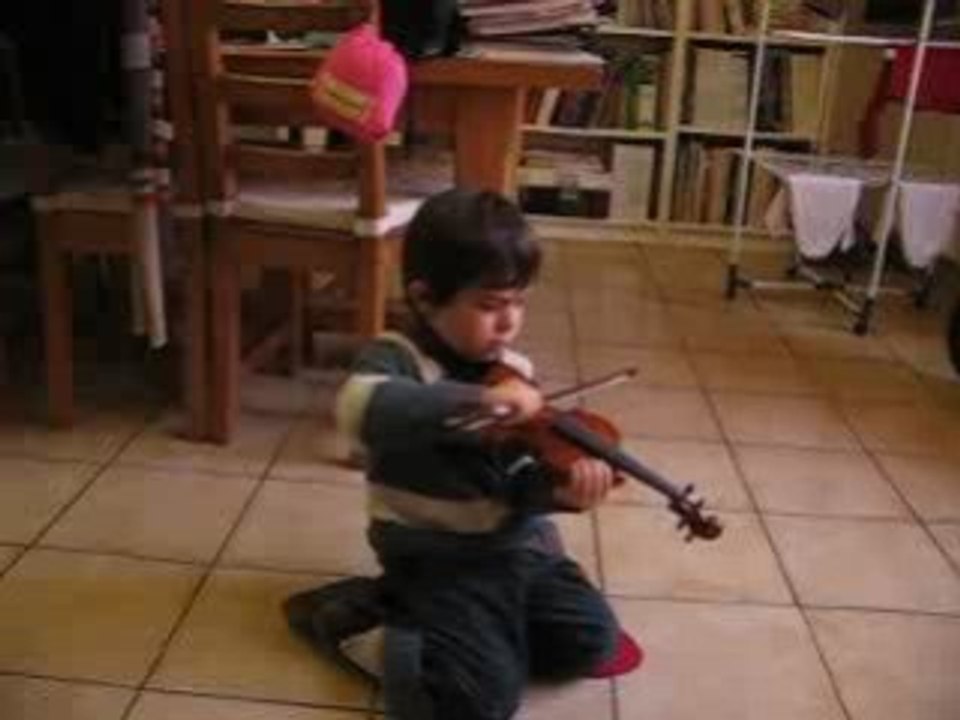 Je joue (scie...) du violon  bis rapide (19.11.08)