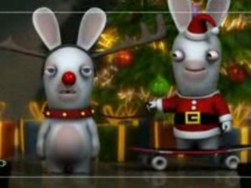 Le noël des lapins crétins !