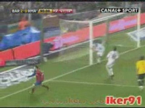 FC BARCELONE - REAL MADRID 2-0 BUT DE MESSI