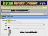 Instant banner creator