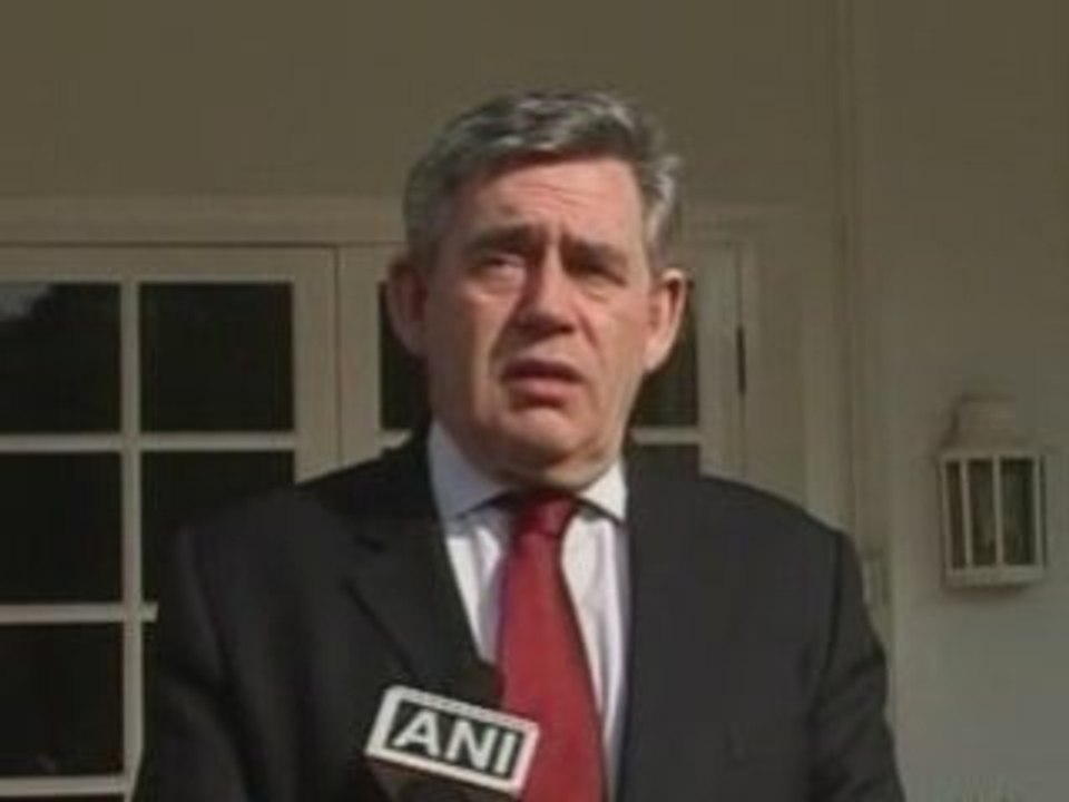 Gordon Brown speaks about the Mumbai terror attacks