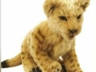 WowWee Alive Lion Cubs Plush Robotic Toys in Tan