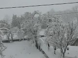 25 cm de neige tombé en 3h30 en Haute-Loire (43) !