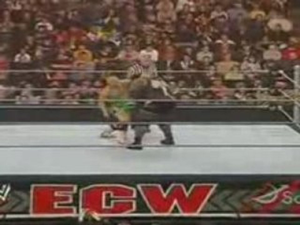 ECW 09/12/08 Finlay & Hornswogle vs Tony Atlas & Mark Henry