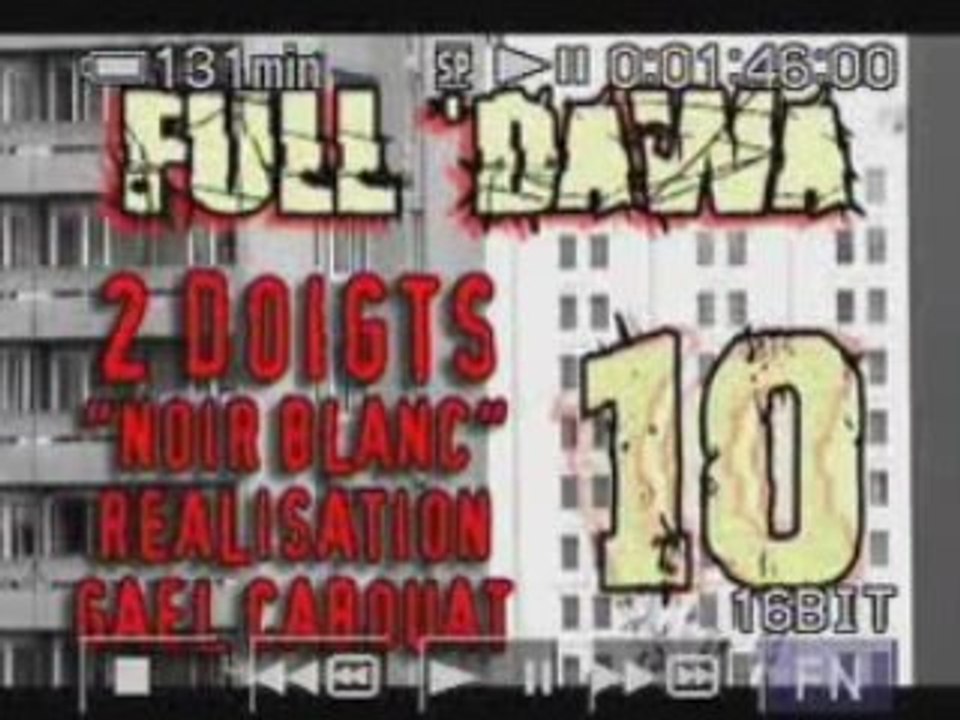 2 doigts - " Noir Blanc "