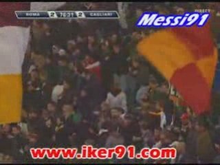 ROMA - CAGLIARI 2-2 BUT DE PERROTTA