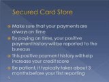 Bank secured credit cards can help you improve credit