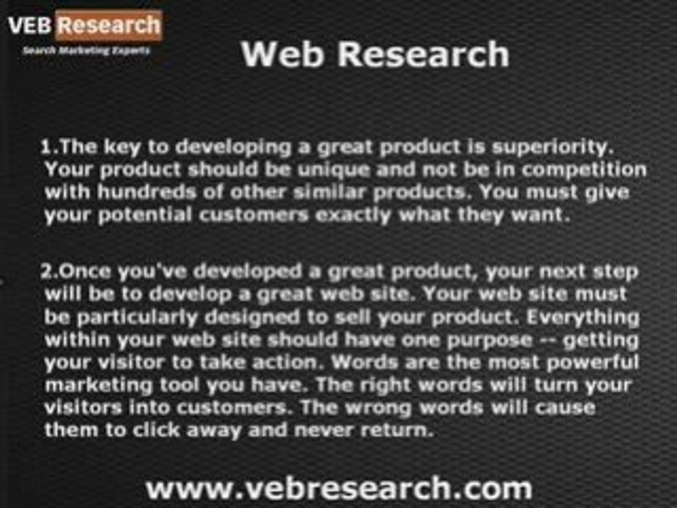 web research