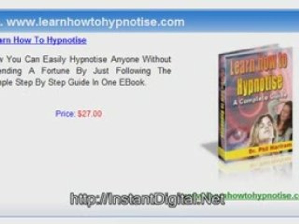 Learn How To Hypnotize With Conversational Hypnosis books