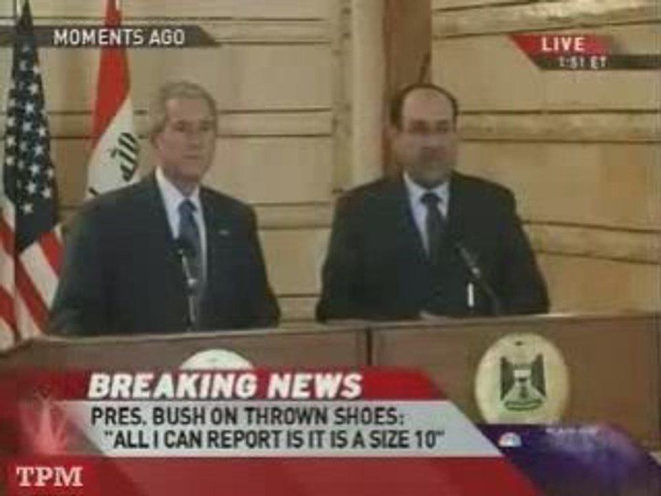 Bush 14 décembre 2008