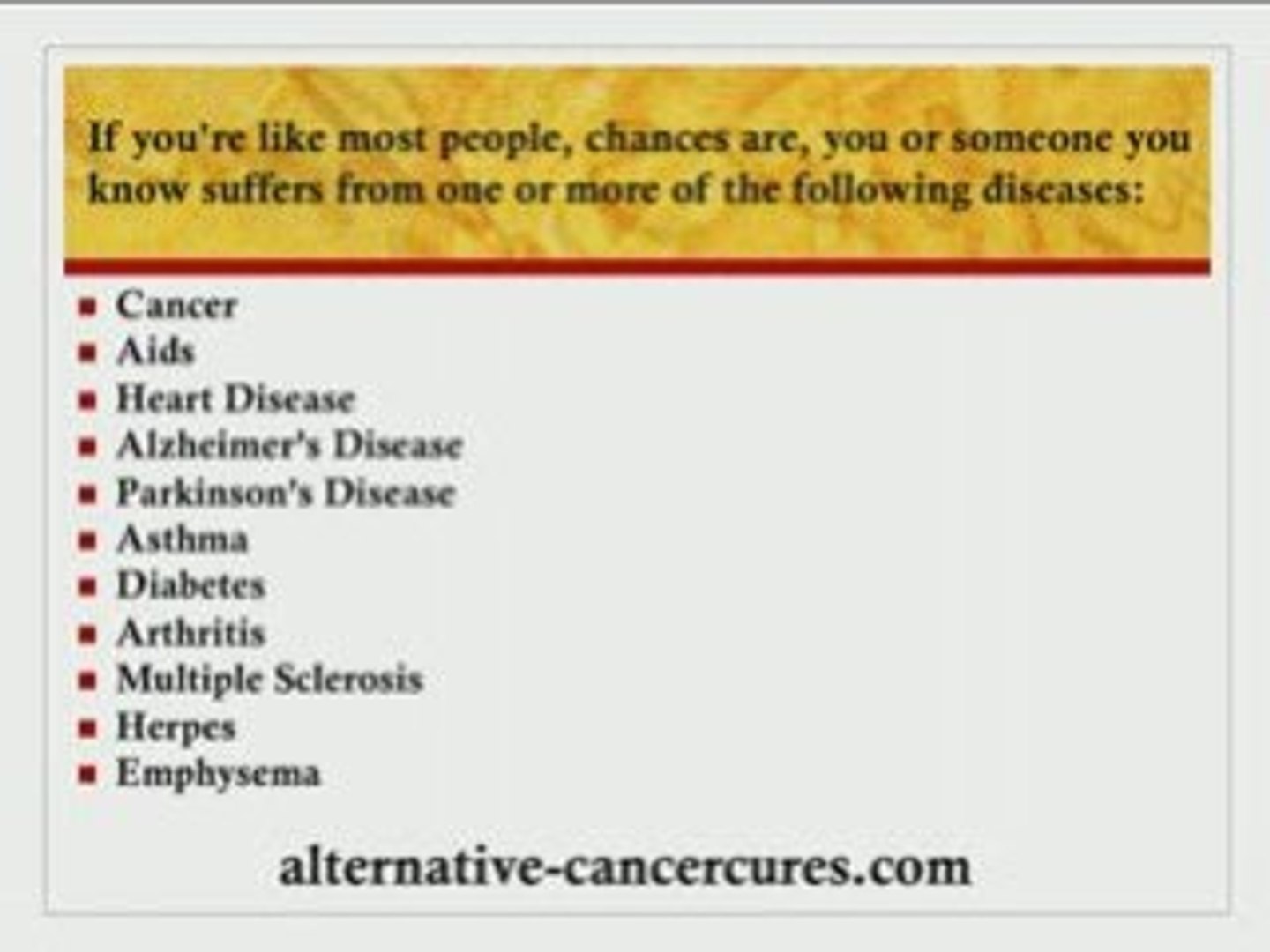 ⁣Alternative Cancer Cures