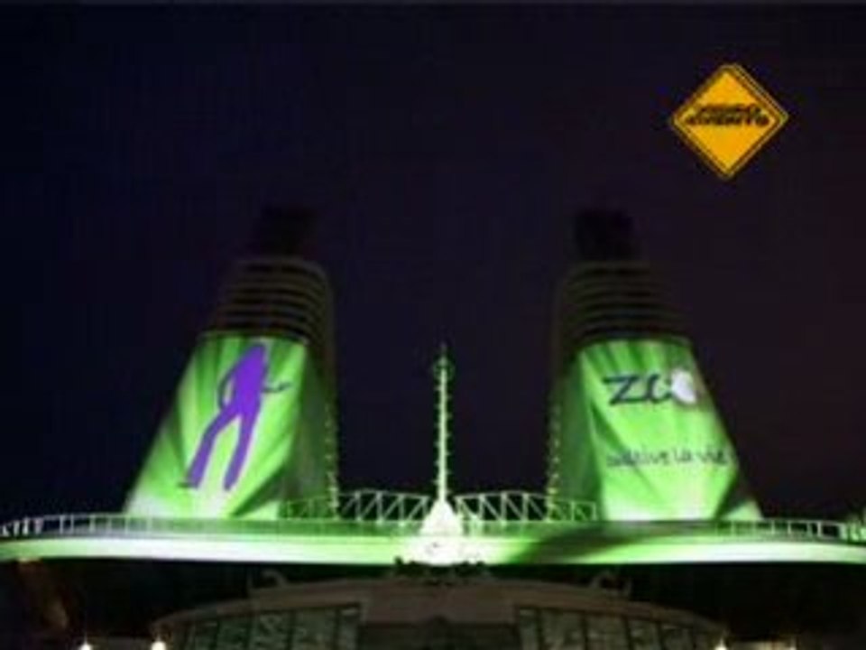 Vidéoprojection architecturale bateau Napoléon VIDEO EVENTS